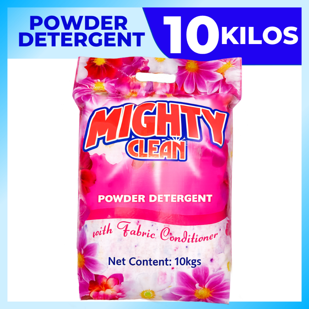 10 KILOS Mighty Clean Detergent Powder Floral Blossom 10 KILOGRAM SACK ...