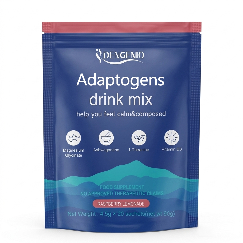 DENGENIQ Adaptogens Drink Mix Super Cortisol Balance Powder with ...