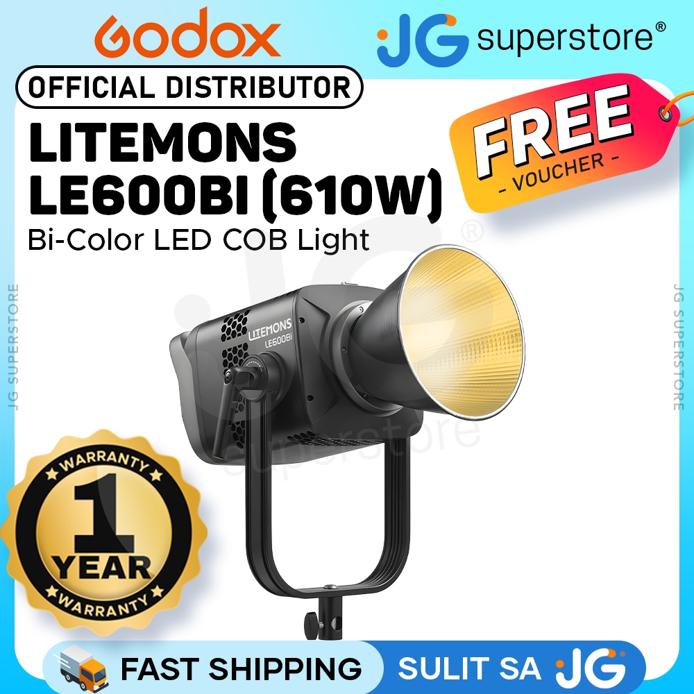 Godox Litemons LE600BI Bi-Color 610W LED Studio COB Lights Bowens Mount ...