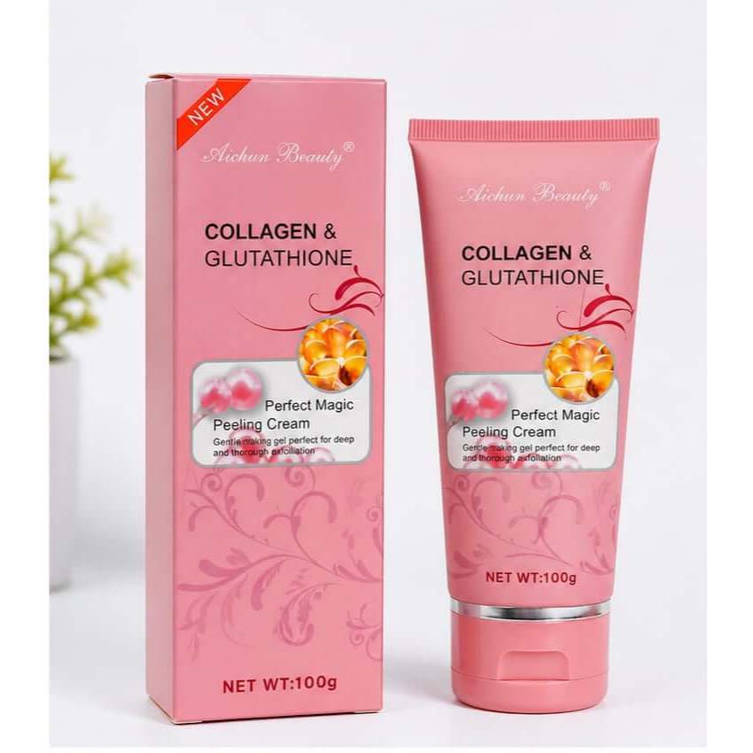 how to use collagen and glutathione peeling cream Bisocos Glutathione Collagen Peeling gel – Kl Skincare