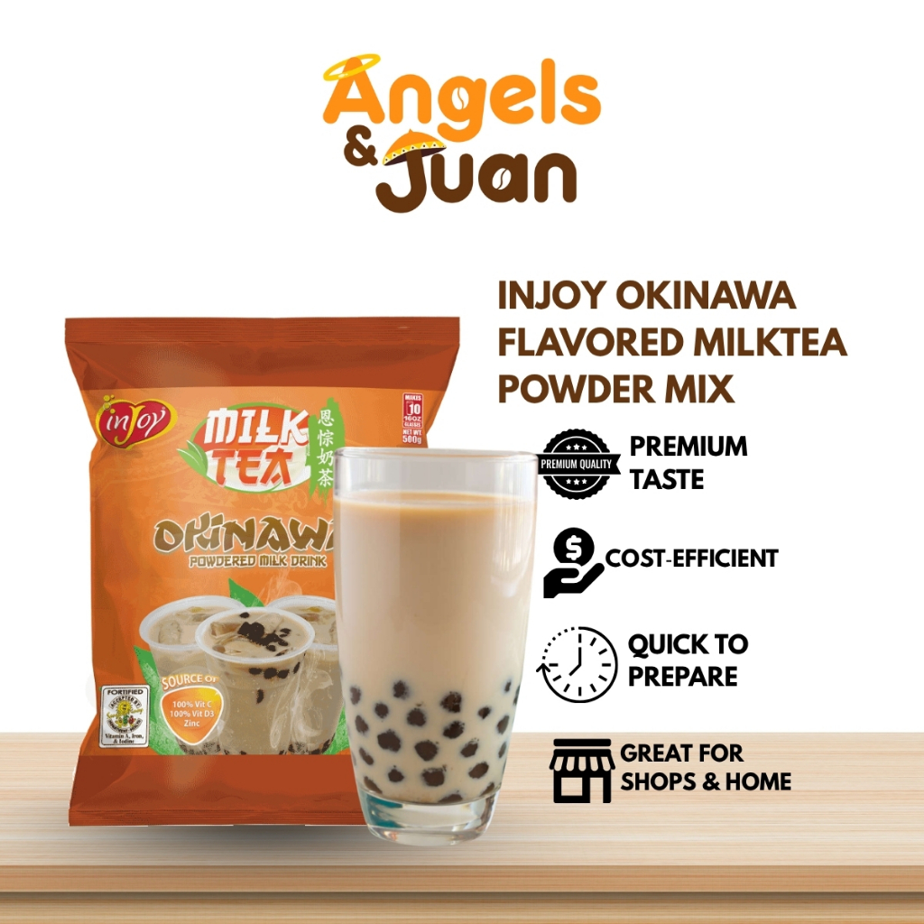 InJoy Okinawa Flavored Milk Tea Powder Mix 500g | Shopee Philippines