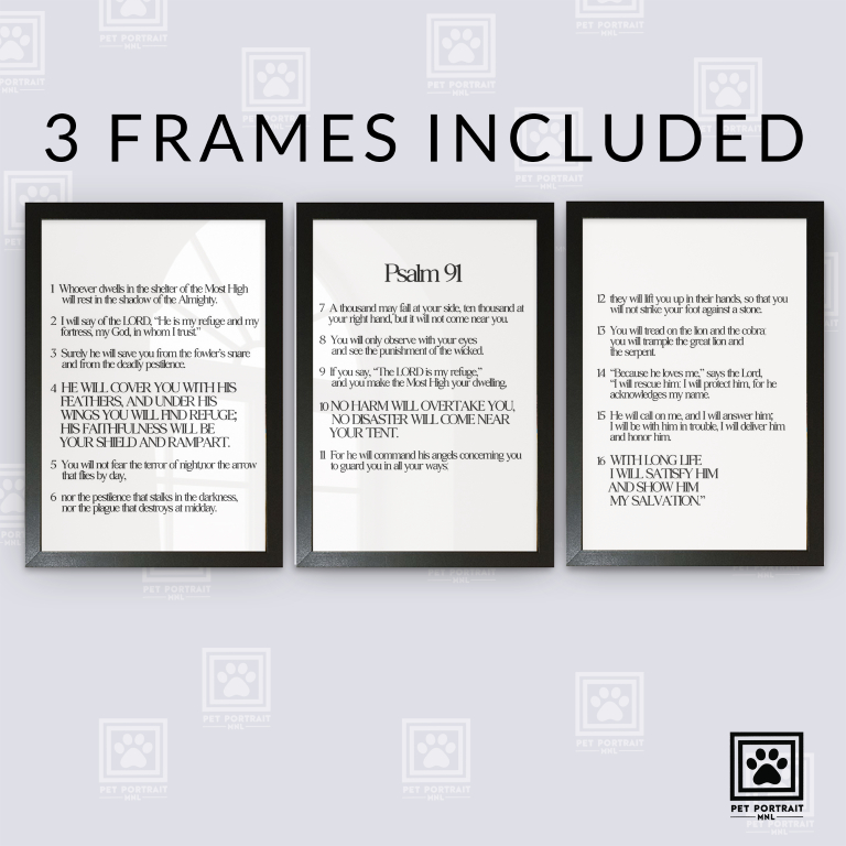 Shop psalm 91 wall decor with frame for Sale on Shopee Philippines