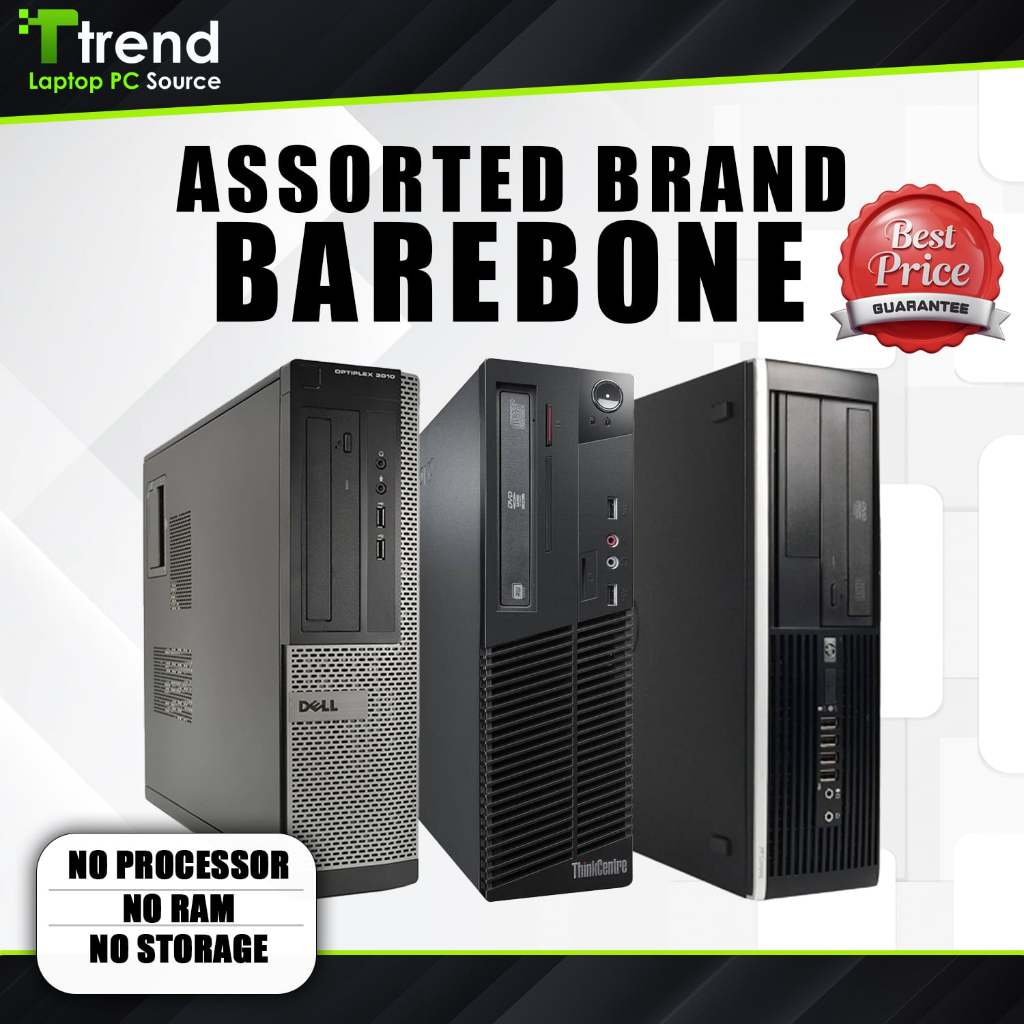 Desktop PC Casing BAREBONE Unit only 3rdgen | No Processor, RAM, HDD ...