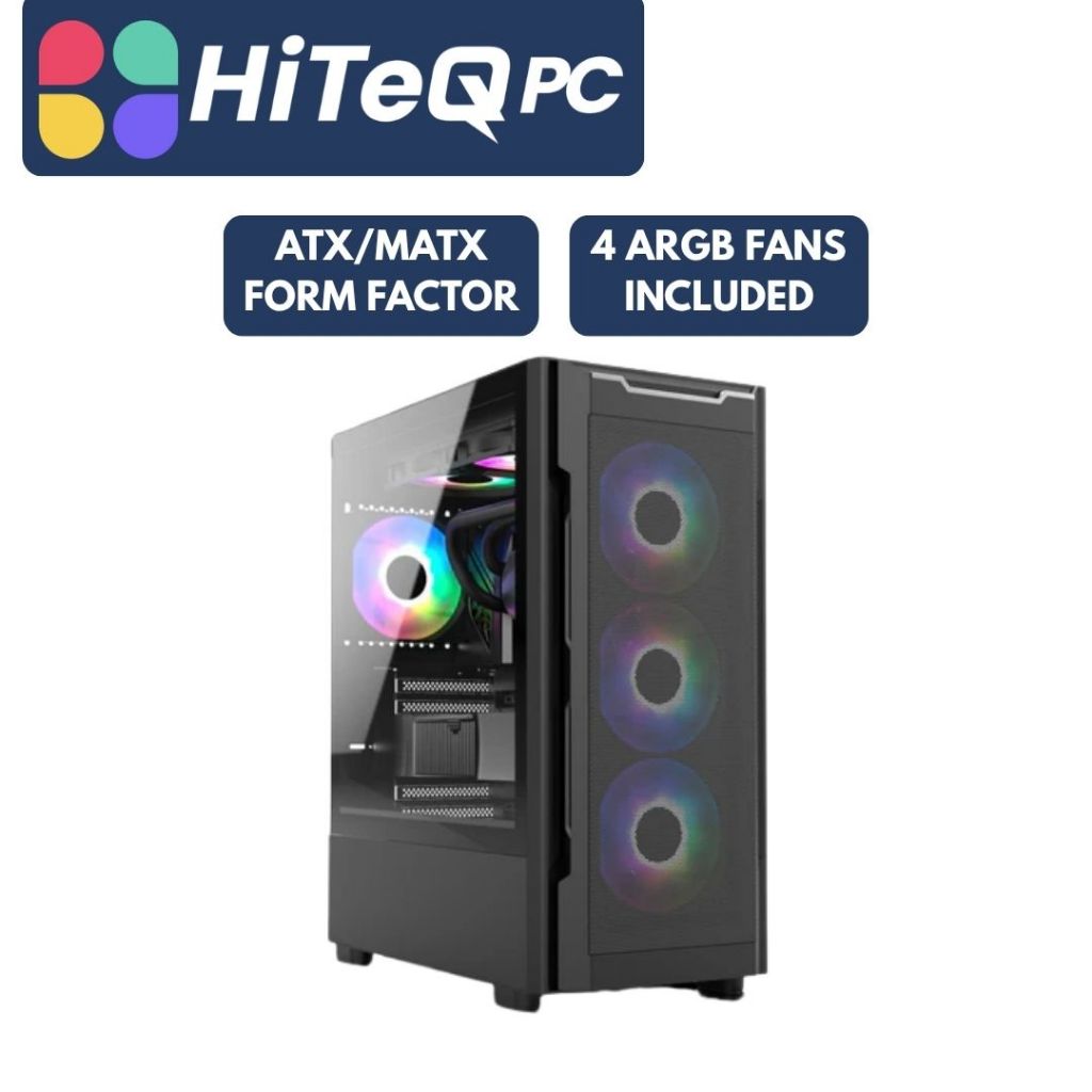 HiteqPC | Trendsonic ATX PC Case UR16A Uriel With Free 4 120mm ARGB ...