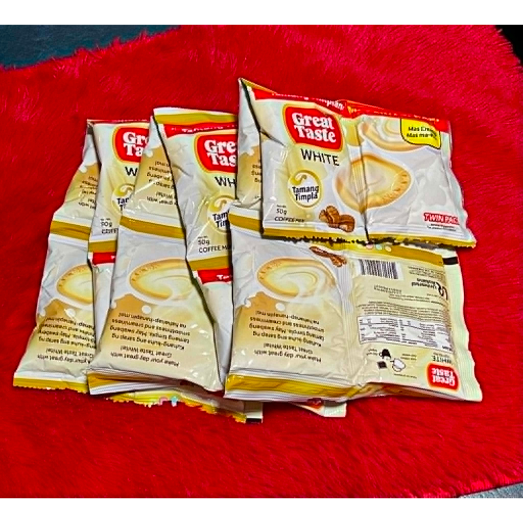 Great Taste White 3in1 Twin Pack 50gx10+1(FREE) | Shopee Philippines