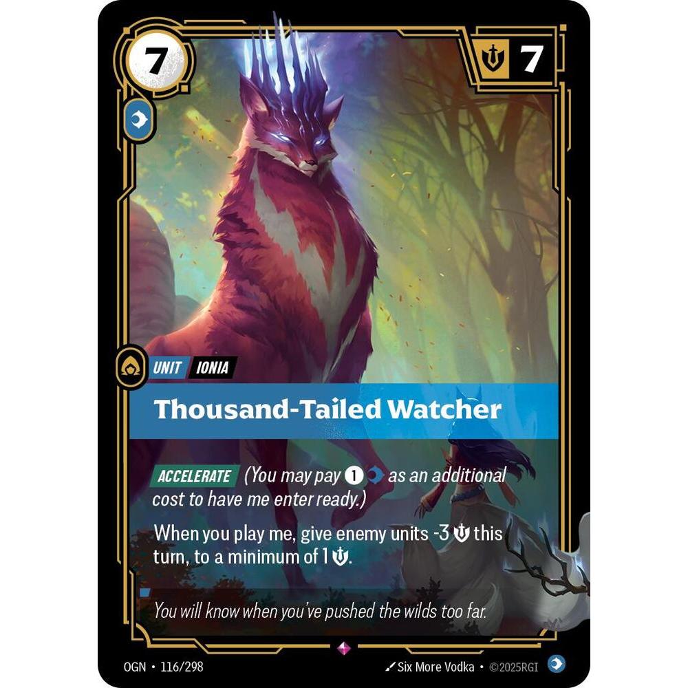 Thousand-Tailed Watcher OGN 116/298 Riftbound League of Legends