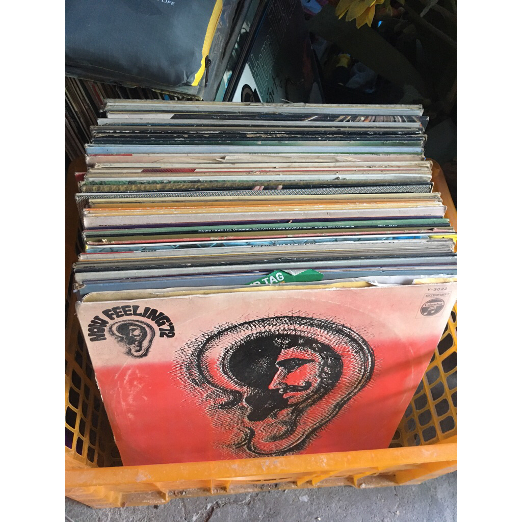 Box 9 Preloved Assorted Vinyl Record 12 inches UK and Japan Plaka ...