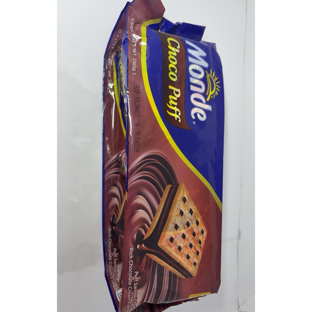 Monde Choco Puff 12x24g (240grams) | Shopee Philippines