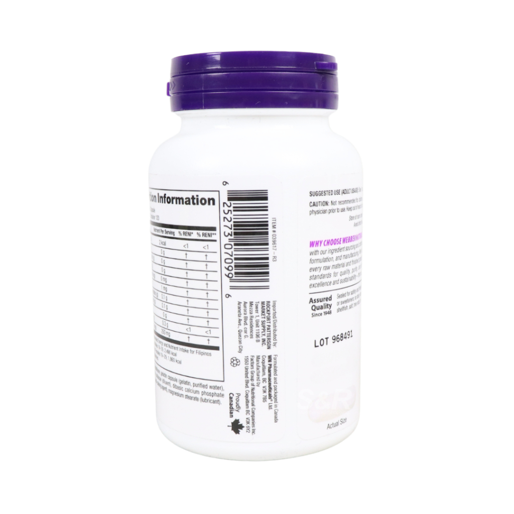 glutathione webber naturals benefits Webber Naturals Glutathione 250mg 120 Capsules