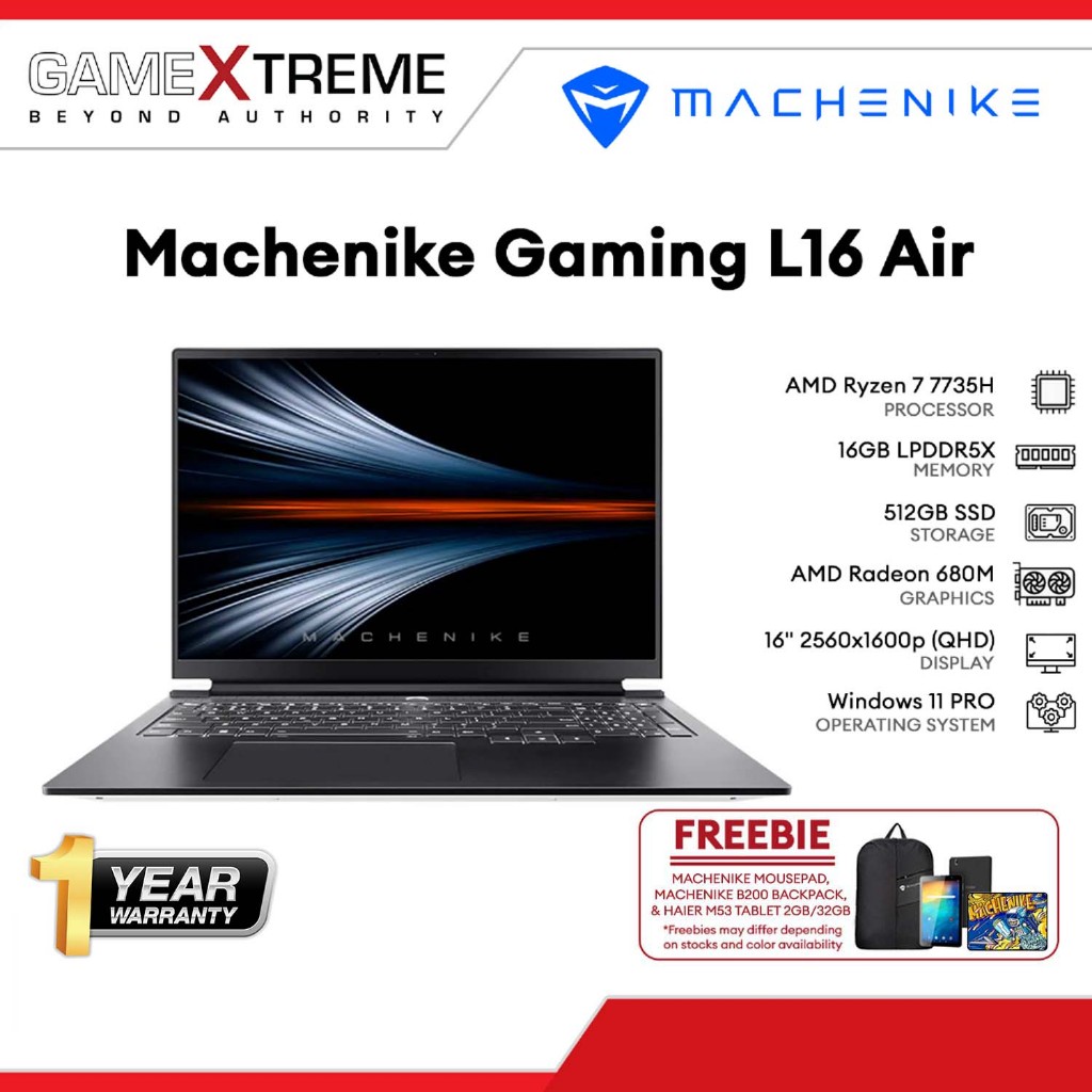 Machenike Gaming L16 Air Laptop 16