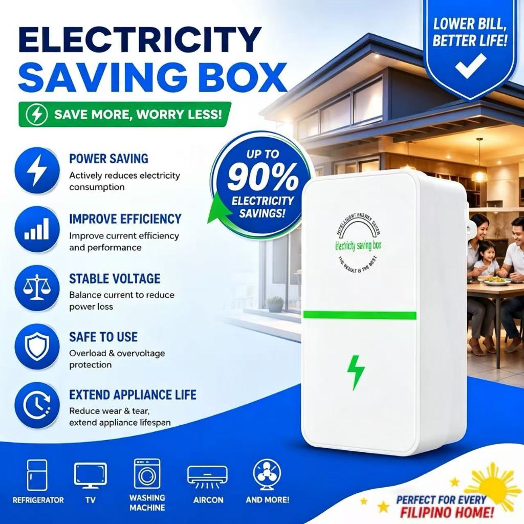 Power Electricity Save Saving Energy Saver Box energy saver device 90V ...