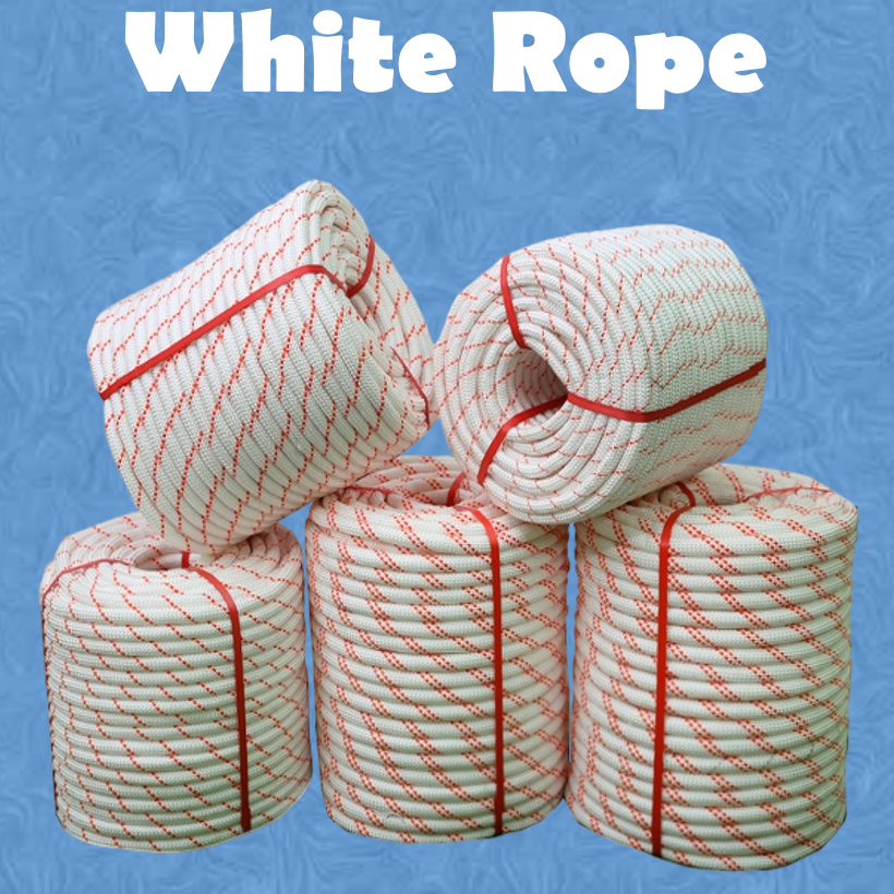 White Rope 4-8mm 25-50 Meters Polypropylene Rope Soft Rope Waterproof ...