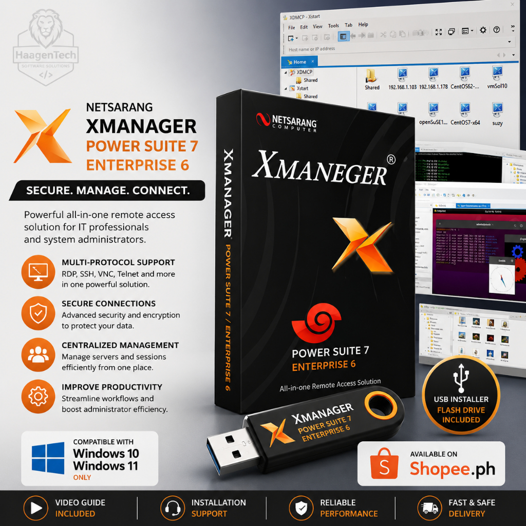 NetSarang Xmanager Power Suite 7.0.0004/ Enterprise 6.0164 WITH USB ...
