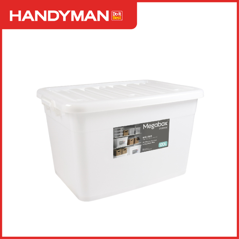 Megabox Storage Box 120L Clear MG699 | Heavy Duty Large Plastic Storage ...