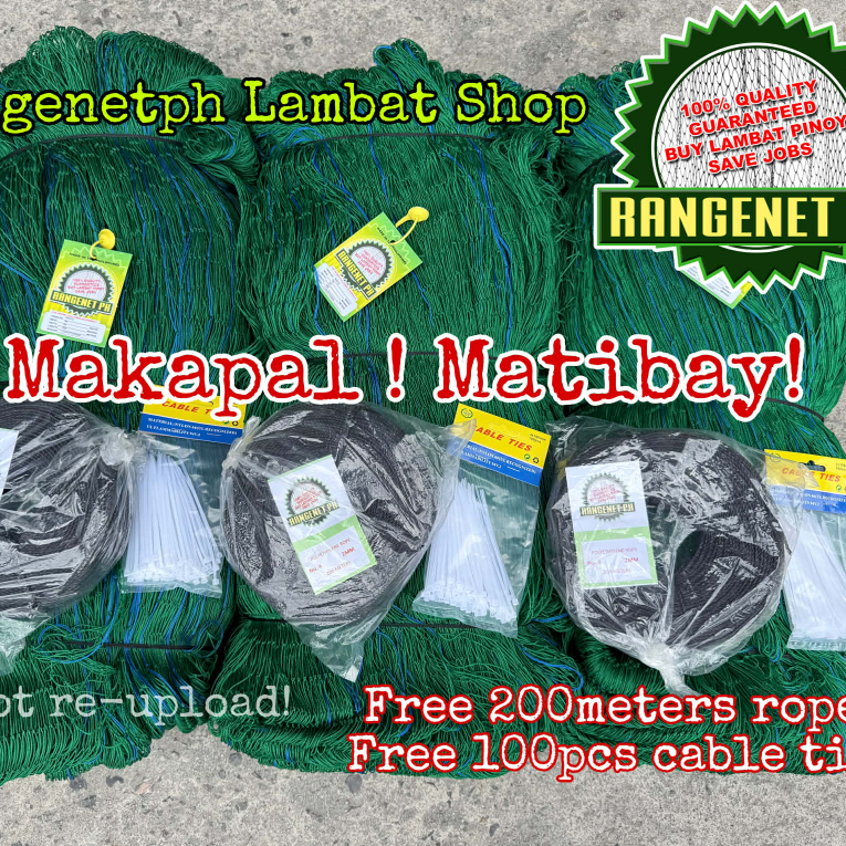 CHICKEN NET RANGENET FREE 200 METERS ROPE AND CABLE TIE MAKAPAL, THICK ...