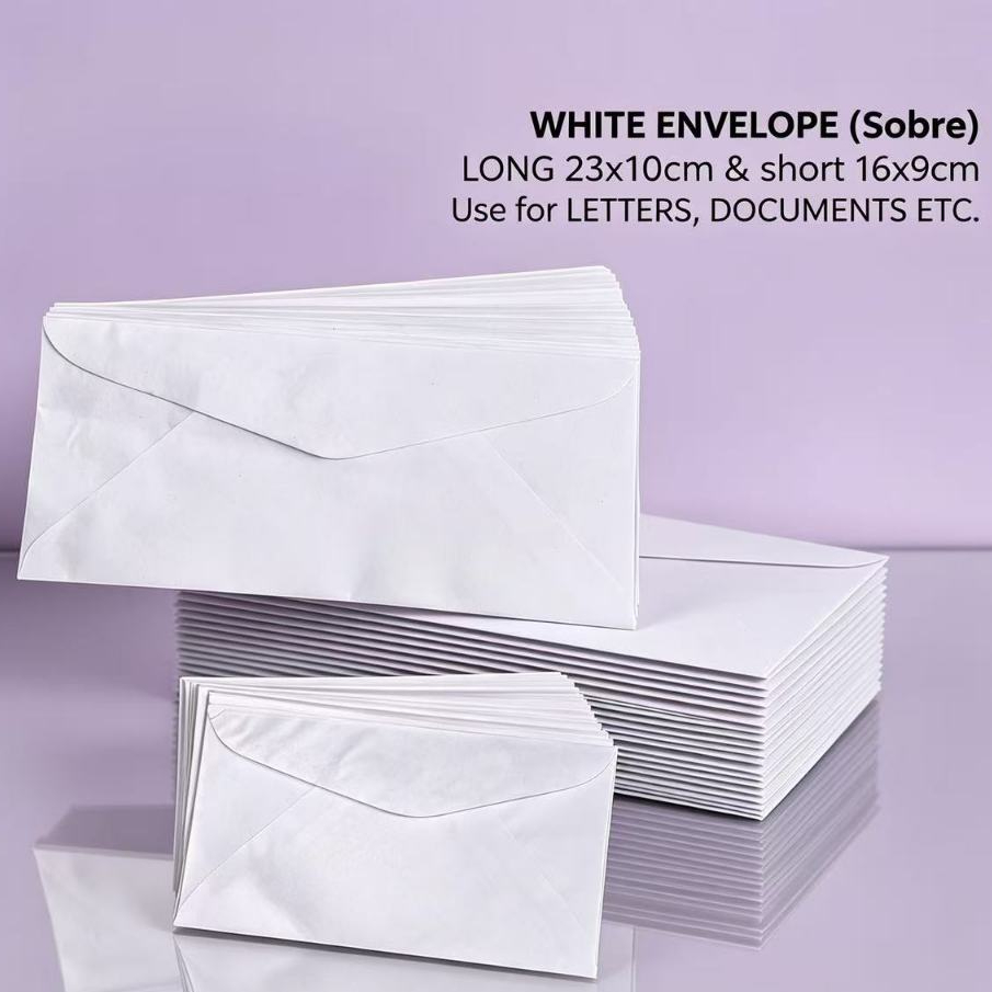 Shop white long envelope for Sale on Shopee Philippines
