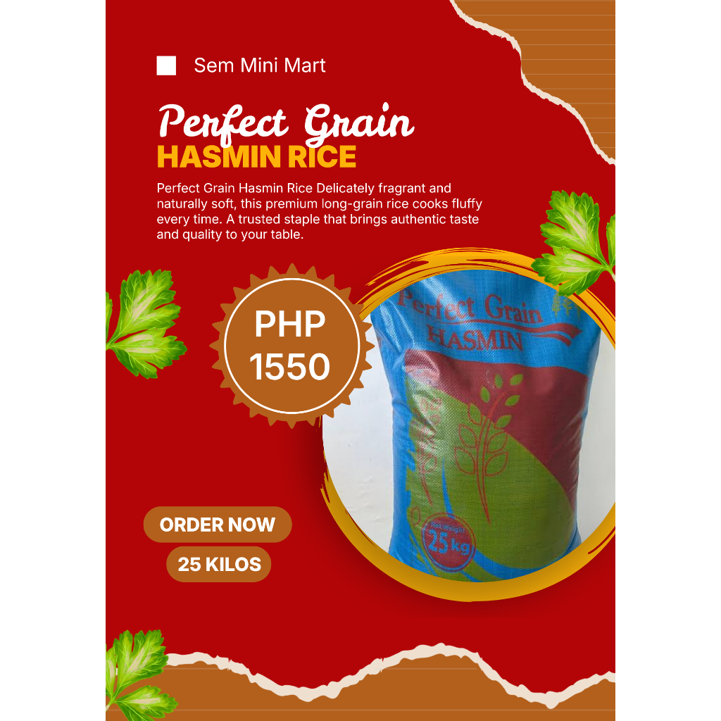 Shop hasmin rice for Sale on Shopee Philippines