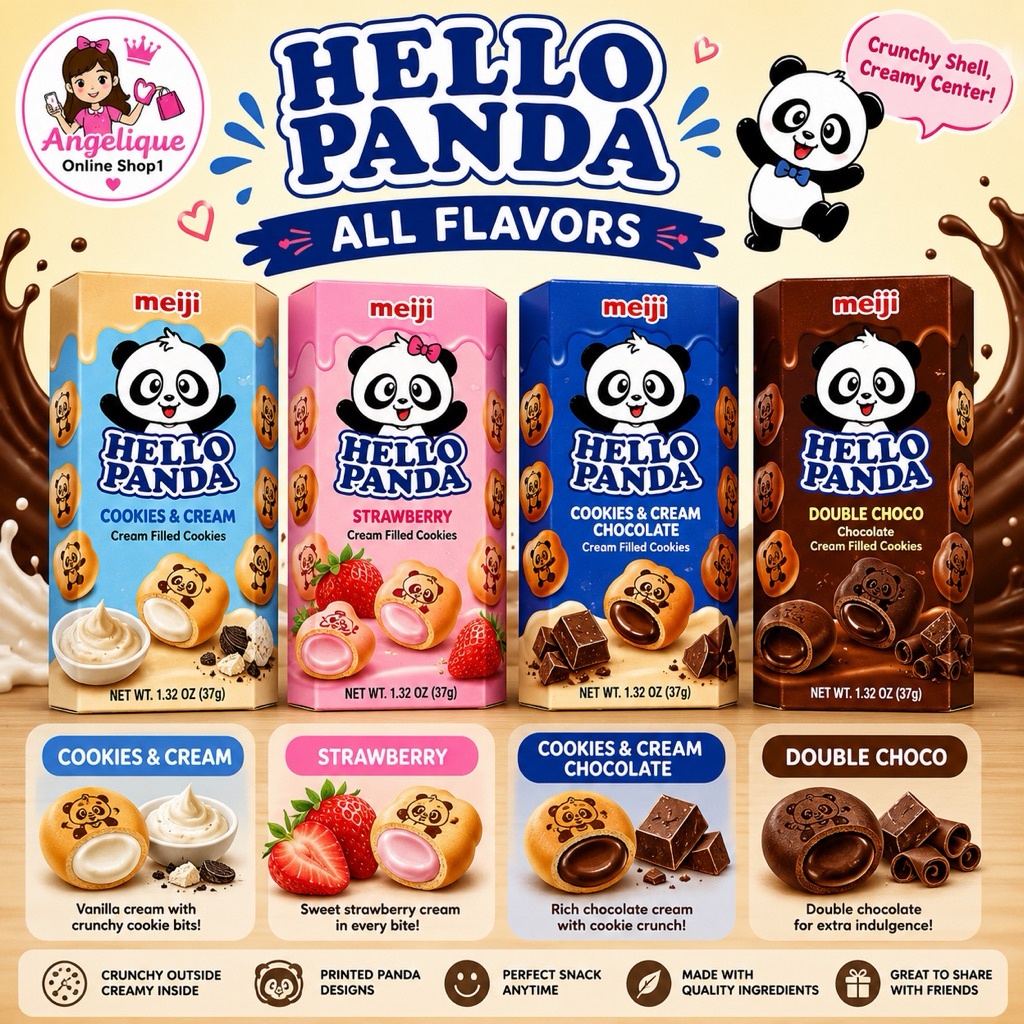 Shop meiji hello panda for Sale on Shopee Philippines