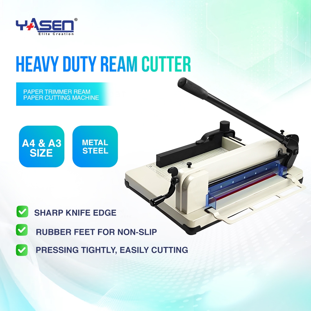 Officom Ream Cutter A3/A4 Size Heavy Duty Paper Cutter Paper Trimmer ...