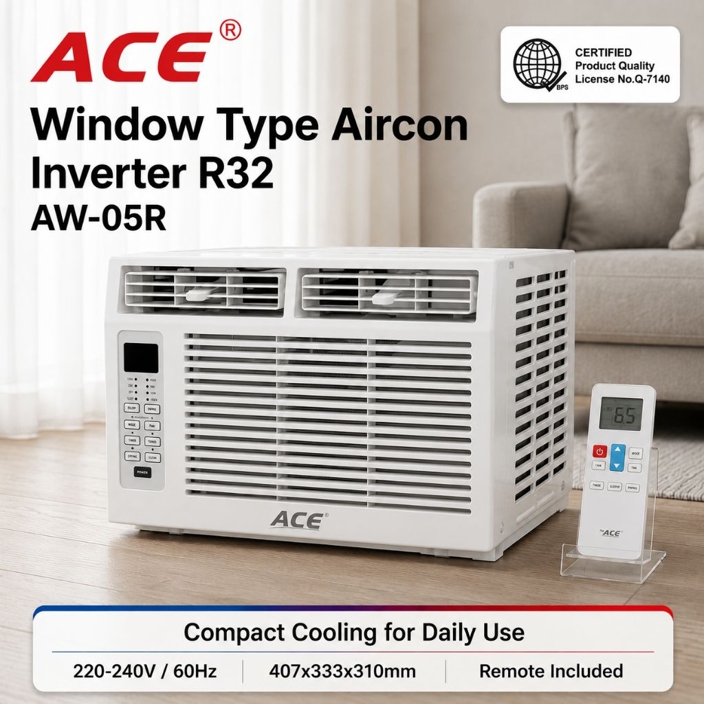 Shop air conditioner inverter window type for Sale on Shopee Philippines