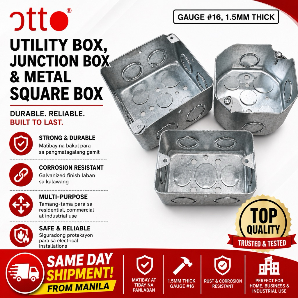 Shop junction box 4x4 for Sale on Shopee Philippines