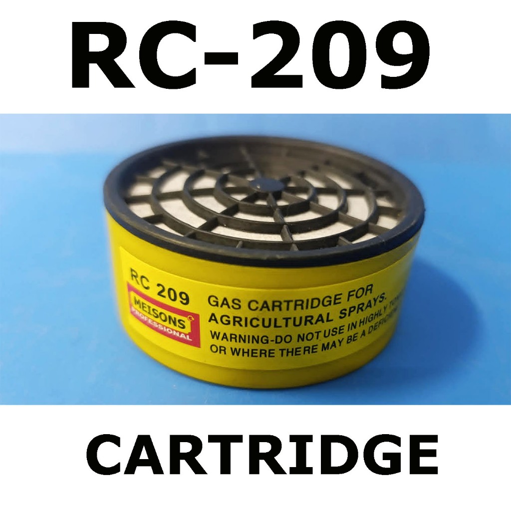 ( 4 PCS ) RC 209 CHECMICAL RESPIRATOR GAS MASK == EXTRA CARTRIDGE MORE ...