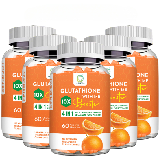 10x glutathione Nikoni Liposomal Supplement, 2600 mg, Higher Absorption  60 Softgels Dr Pinoca Glutathione Gummies 10X