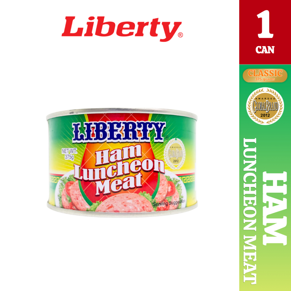LIBERTY Ham Luncheon Meat Classic 375g | Shopee Philippines