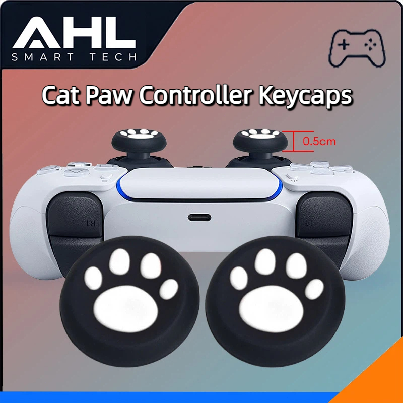 DS3 DS4 DS5 PS3 PS4 PS5 Xbox Controller Cat Paw Analog Thumb Grips ...