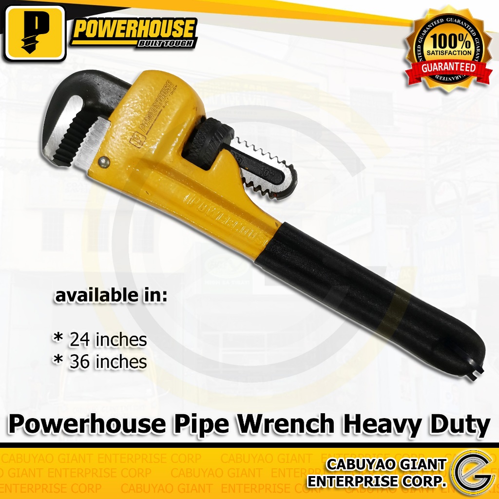 Powerhouse Pipes Wrench Heavy Duty 24 inches or 36 inches [PHHT ...