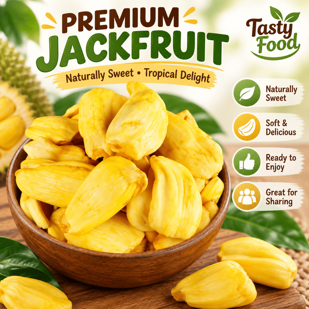 Dried Jackfruit TASTY FOOD - Delicious Snack for Nata Lovers Crispy ...