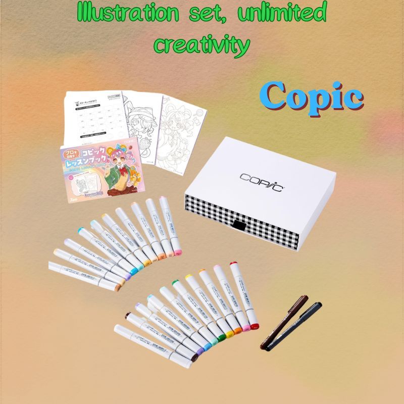Copic Marker Booster Box Illustration Marker Set Art Marker Pen for ...