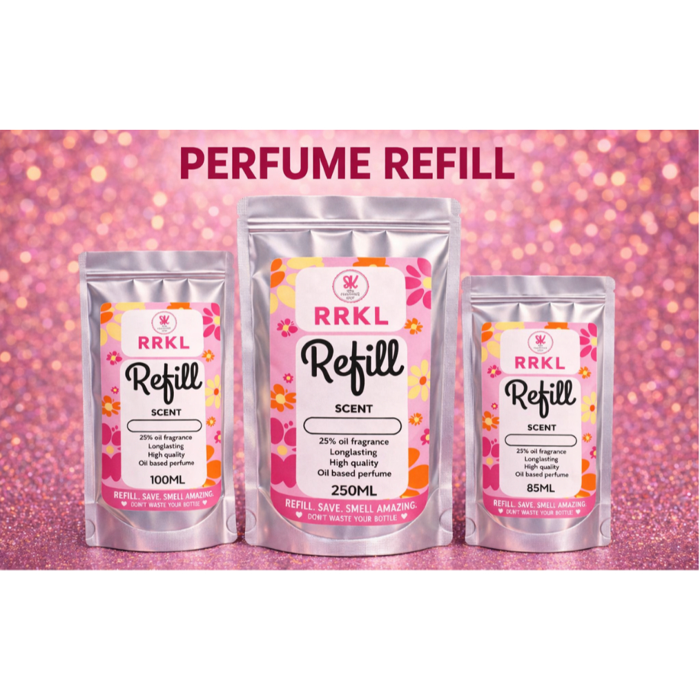 Perfume refill - sachet oilbase perfume long lasting 25% fragrance by ...