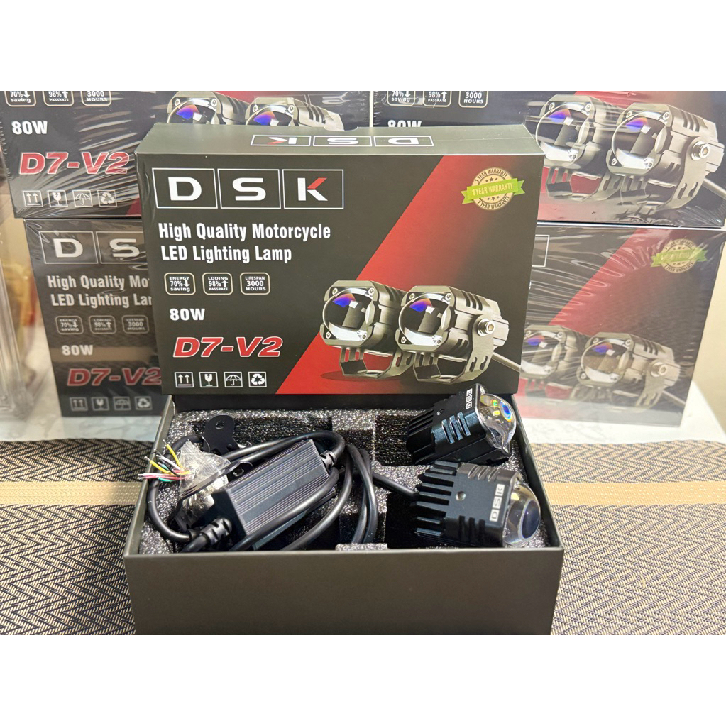 DSK Mini Driving LED Light V2-V6/ 40w,50W,60W,70W (Authentic) | Shopee ...