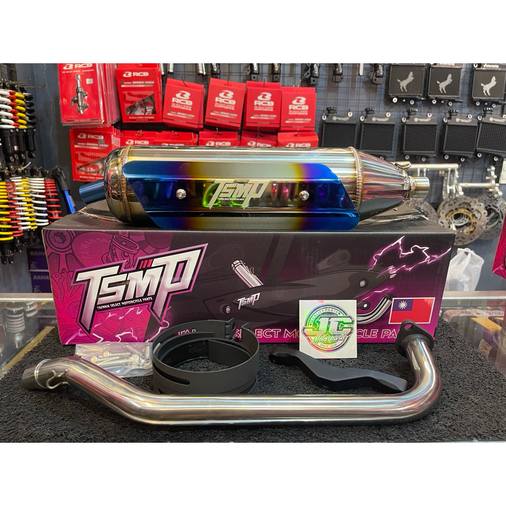 Tsmp Pipe Titanium Stainless Nmax V2 V3stdaerox V1 V2 V3std Shopee 