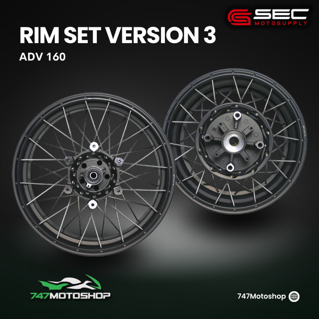 Rim Set Pair for ADV 160 Version 3 – Plug and Play | Shopee Philippines