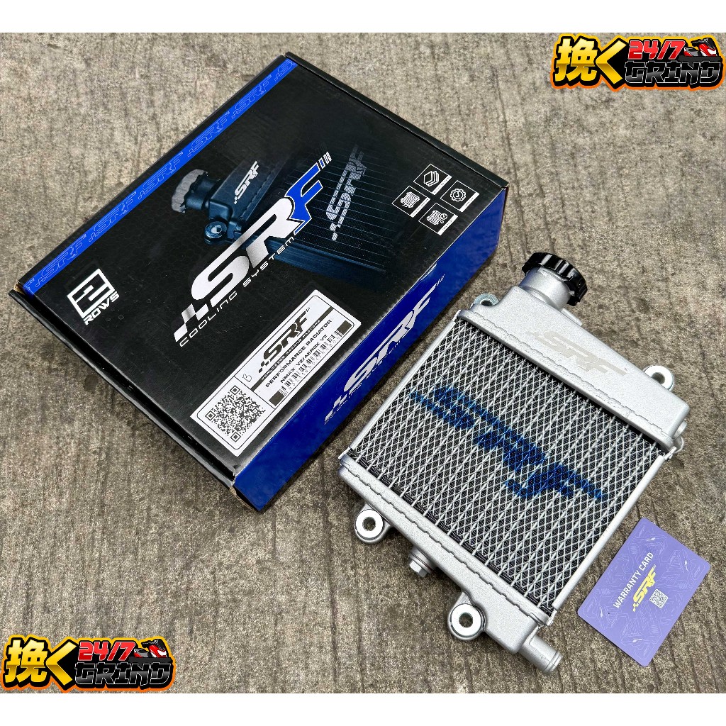 SRF Radiator 2rows For Nmaxv1v2/Aeroxv1v2/Click/Pcx160/Adv160/Giorno125 ...