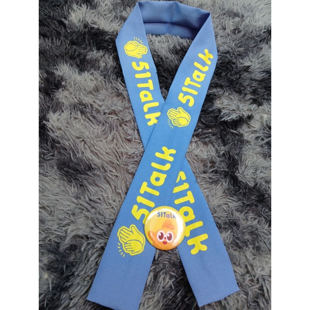 51TALK ORIGINAL DESIGN LANYARD WITH TOKI PIN High Quality | Shopee ...