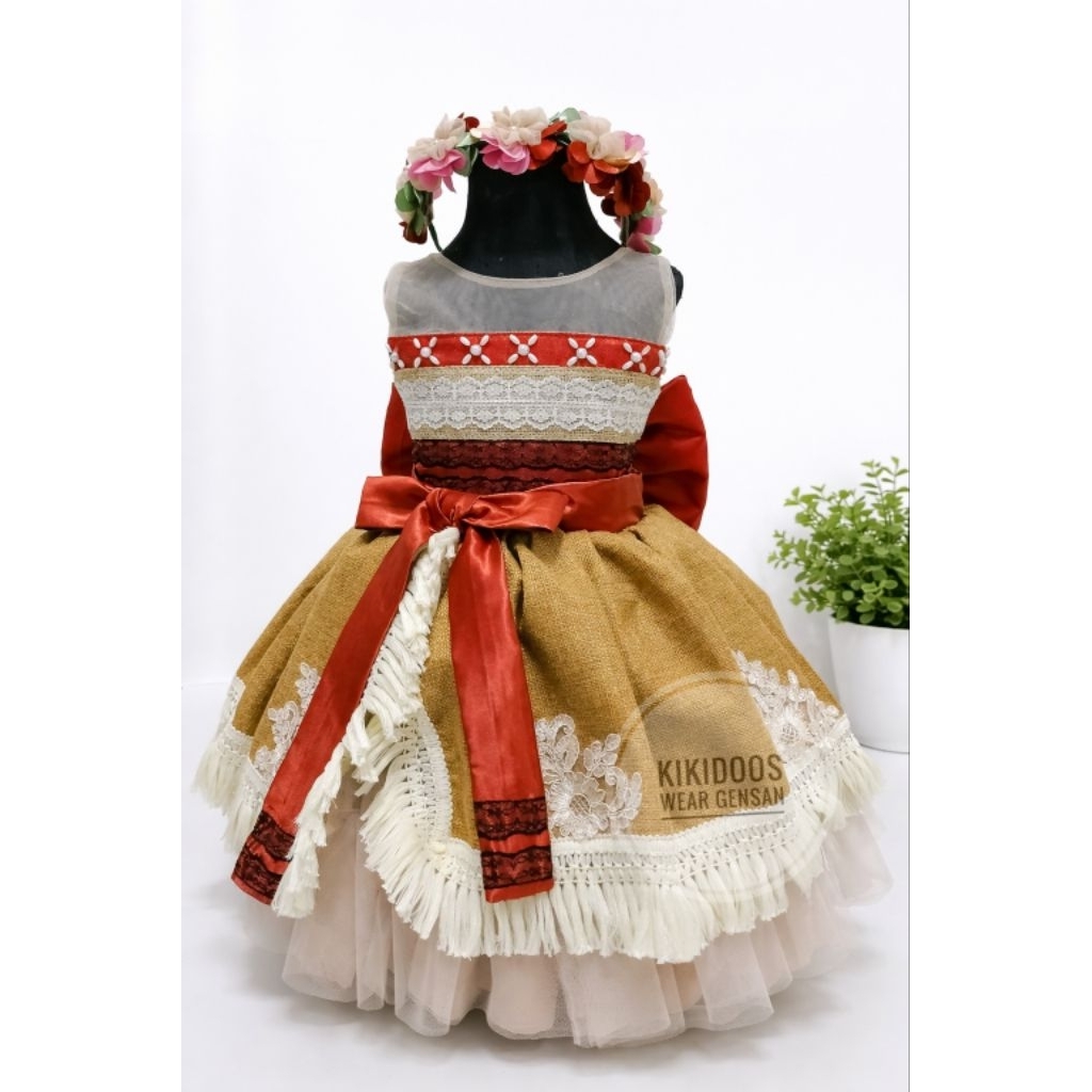 Adorable Moana Dress Costume for Baby - Toddler Hawaiian Princess Outfit" |  Shopee Philippines