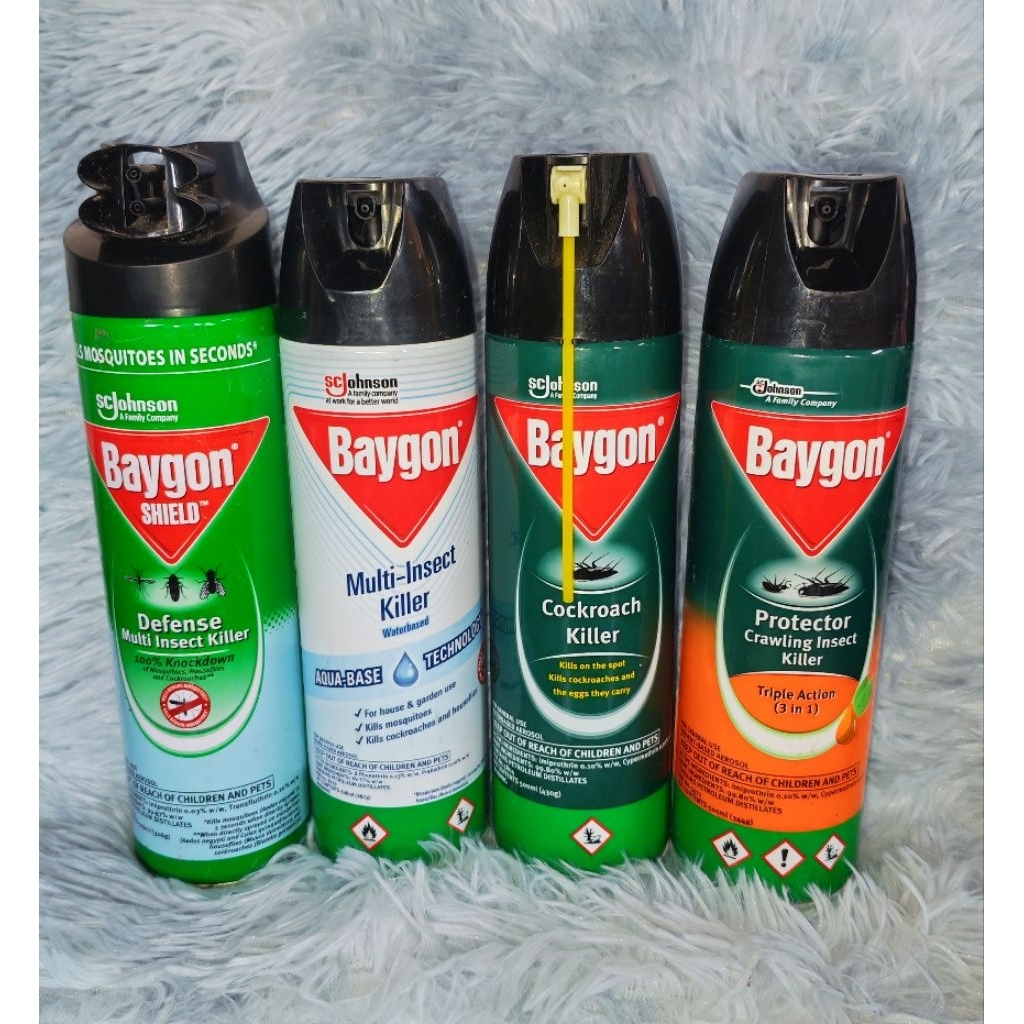 BAYGON protector flying insect killer dual action 500ml | Shopee ...