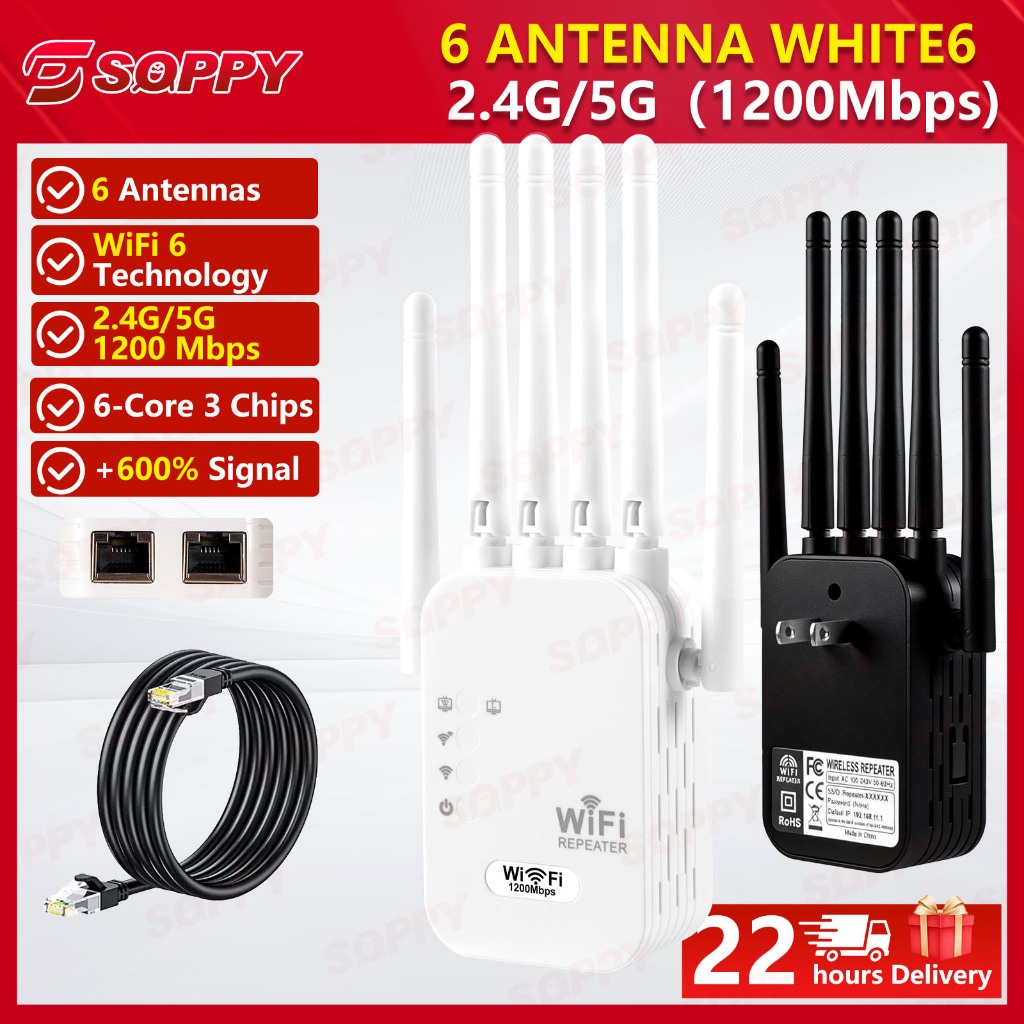 Beautiful view of Wireless Router For Fast 6G Network
