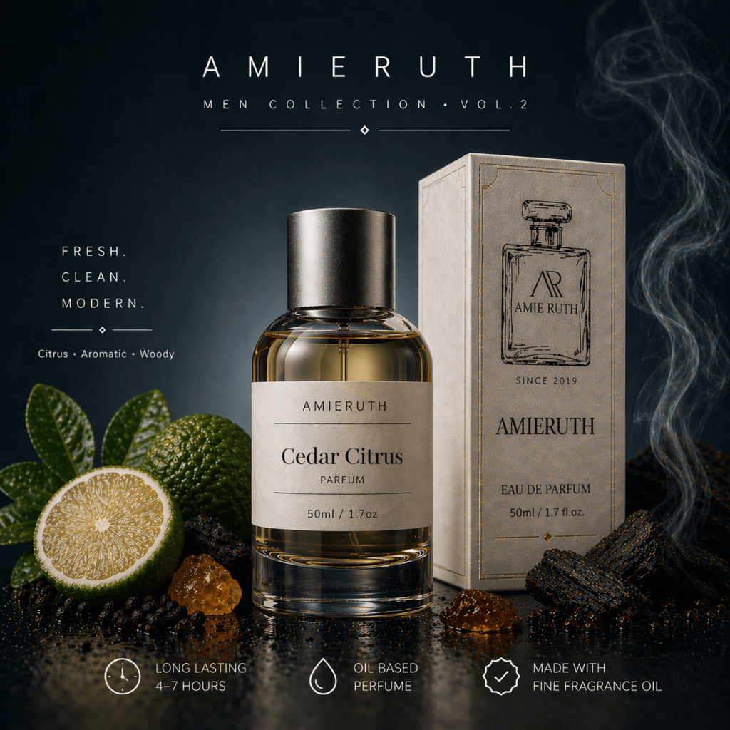 Amie Ruth Men’s Inspired Perfume Vol.2 Fresh Summer Collection Methanol ...