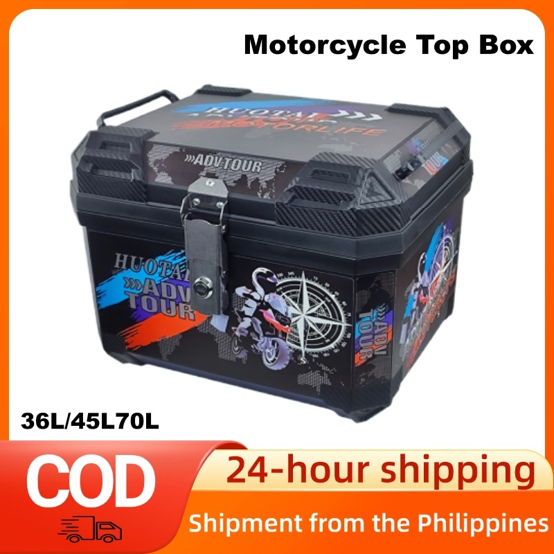 24h ship 36L/45L/70L Waterproof Top Box Motorcycle Box base plate ...