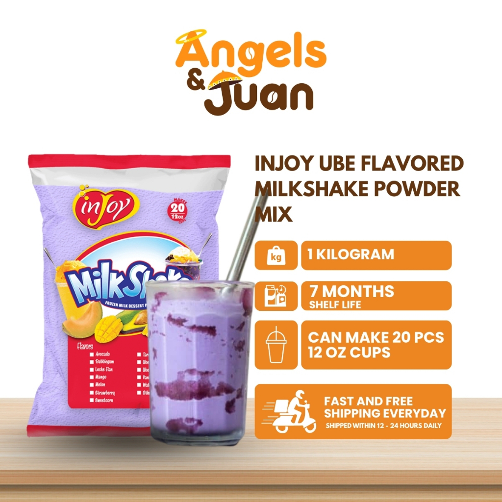 inJoy Ube Milk Shake Powder Milk Drink 1kg | Shopee Philippines