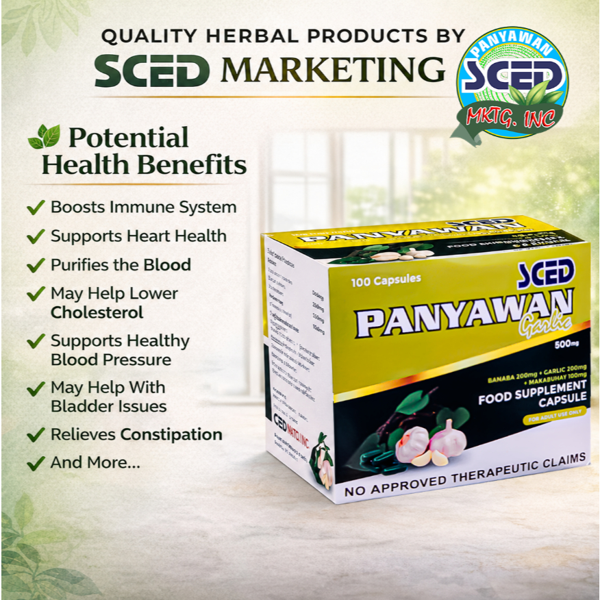SCED Panyawan Garlic Capsules (20 CAPSULES) | Shopee Philippines