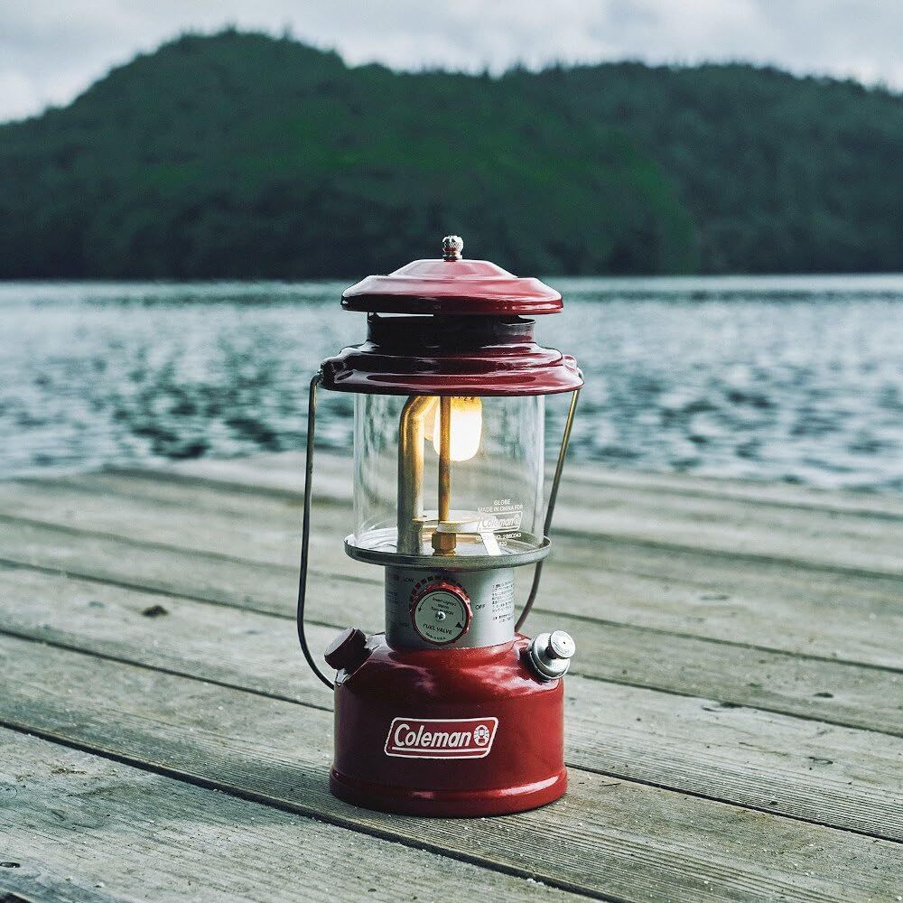 Coleman Gas Lantern One Mantle 2164001 Red Fuel Lantern Outdoor