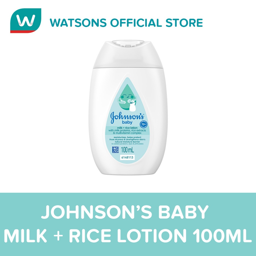 JOHNSONS N JOHNSONS Milk + Rice Lotion 100mL | Shopee Philippines