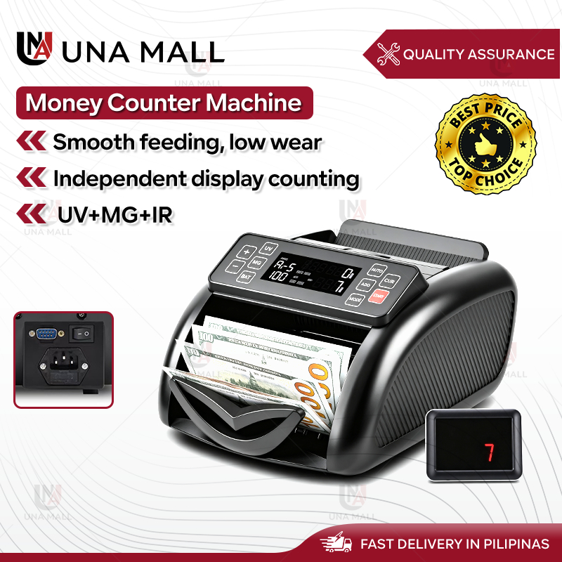 Money Counter 300 Sheets 1500/Min UV MG IR Detection High Accuracy Bill ...