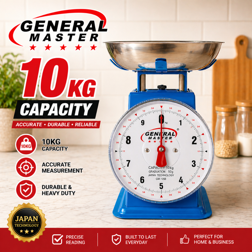 Timbangan Kilohan 10kg Bowl Weighing Scale General Master Heavy Duty ...