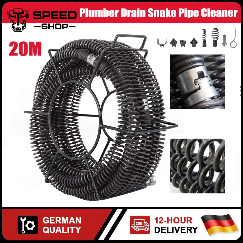 NEW Sewer Dredging Spring Tool Electric DrillDrain Cleaner Sewer Rod ...